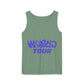 World Tour Bubble Letter-Dyed Tank Top Printify