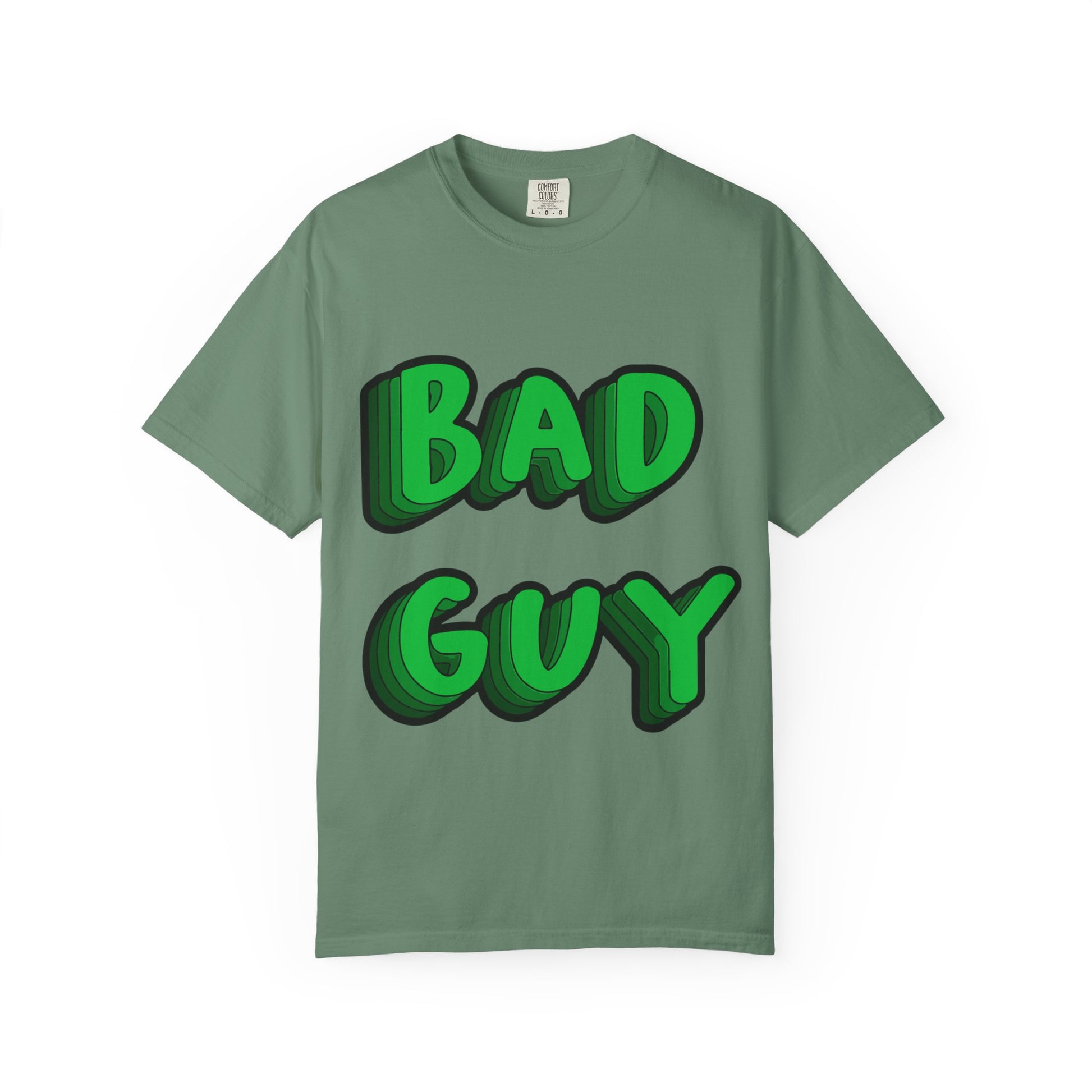 Billie Eilish Inspired Dyed T-shirt – Bold 3D Bad Mood Edition Printify