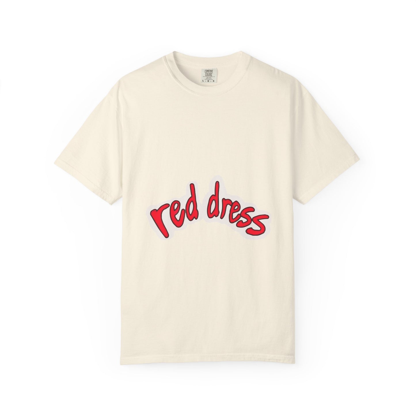 Red Dress Aesthetic Unisex Garment-Dyed T-shirt - snazzymerch