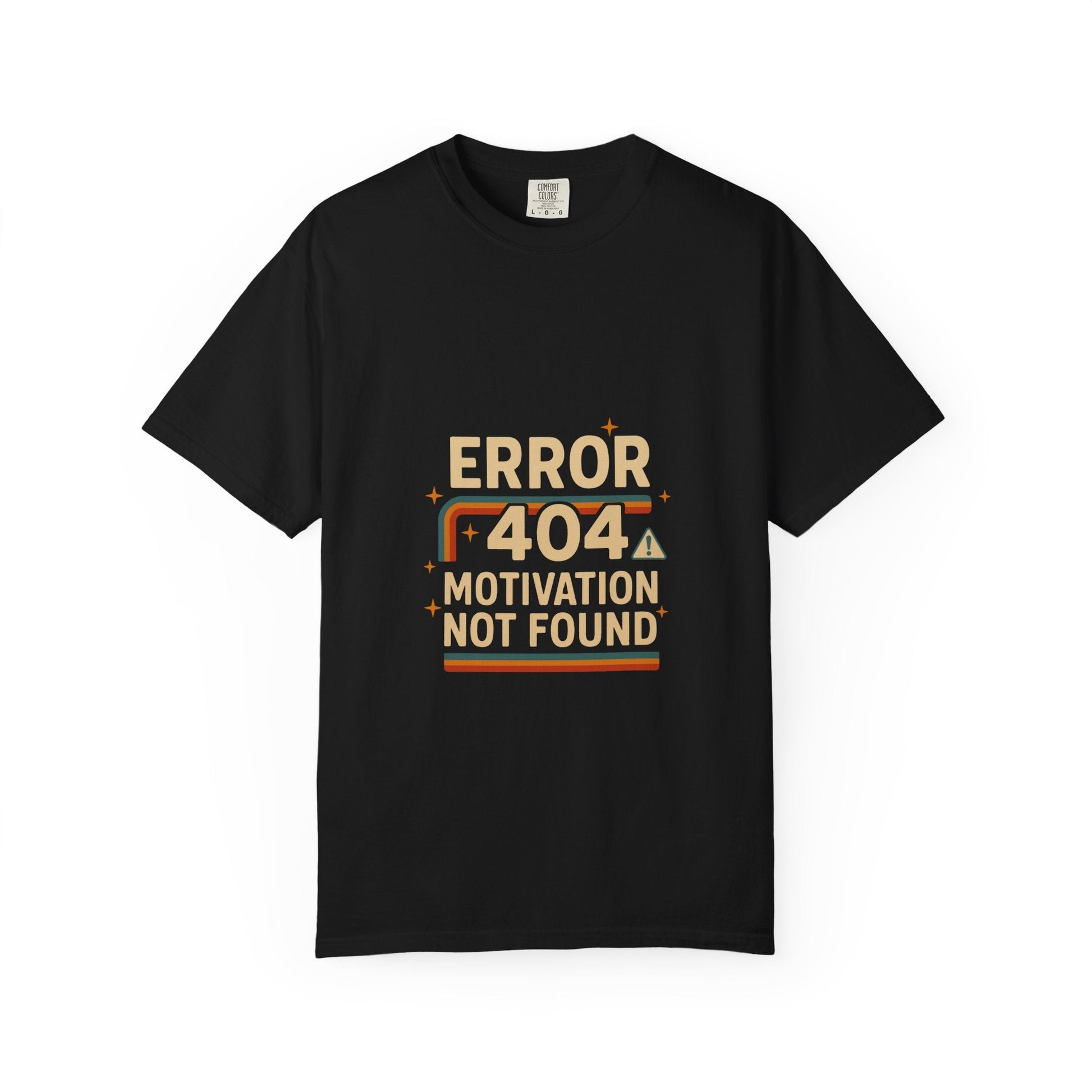 Unisex Garment-Dyed T-shirt – Snazzy Error 404 Edition Printify