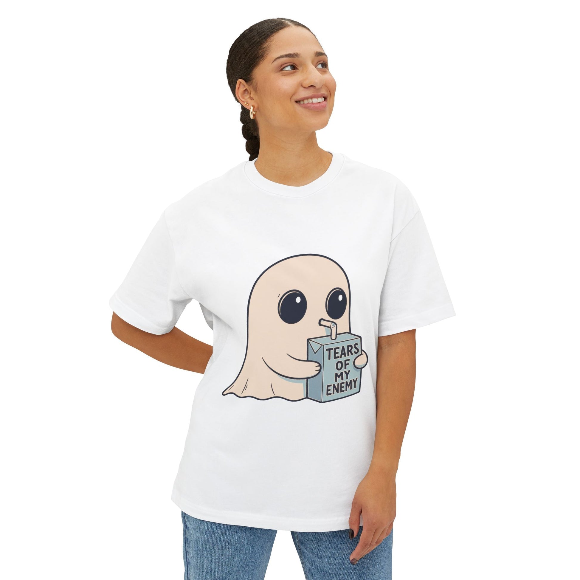 Oversized boxy Tee – Snazzy Tears Edition Printify