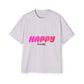 Happy Times Gradient Men's Heavy Oversized Tee - snazzymerch