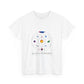 Colorful Planetary Orbit Diagram Unisex Cotton Tee Printify