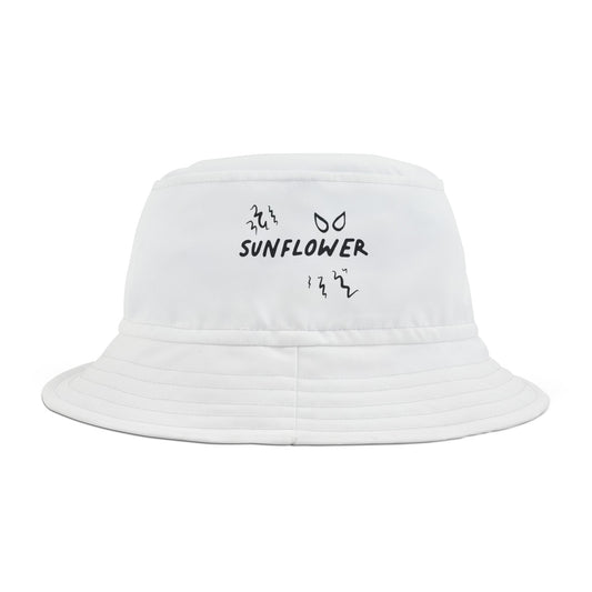 Yellow Barbed Wire Disc Bucket Hat Printify
