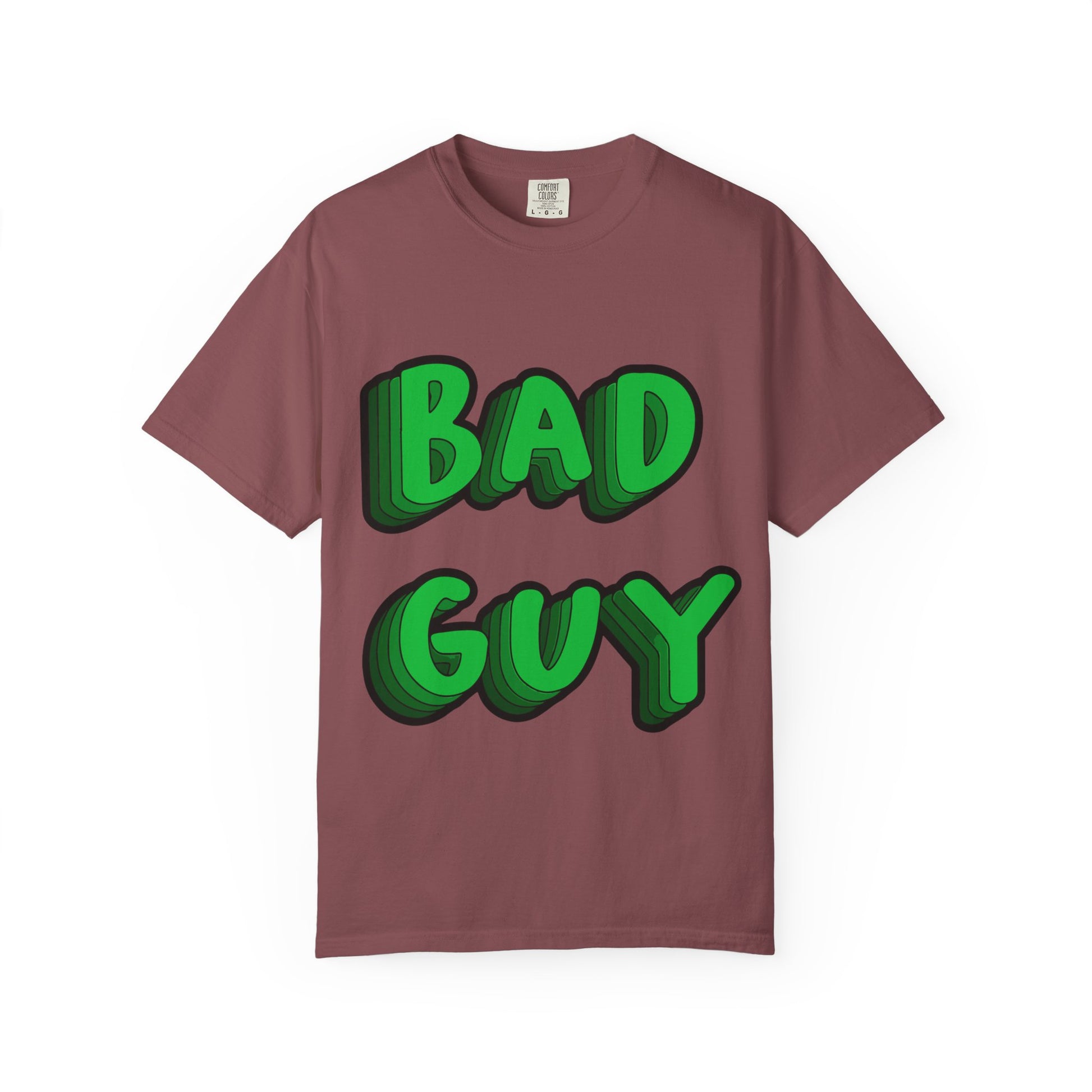 Billie Eilish Inspired Dyed T-shirt – Bold 3D Bad Mood Edition Printify