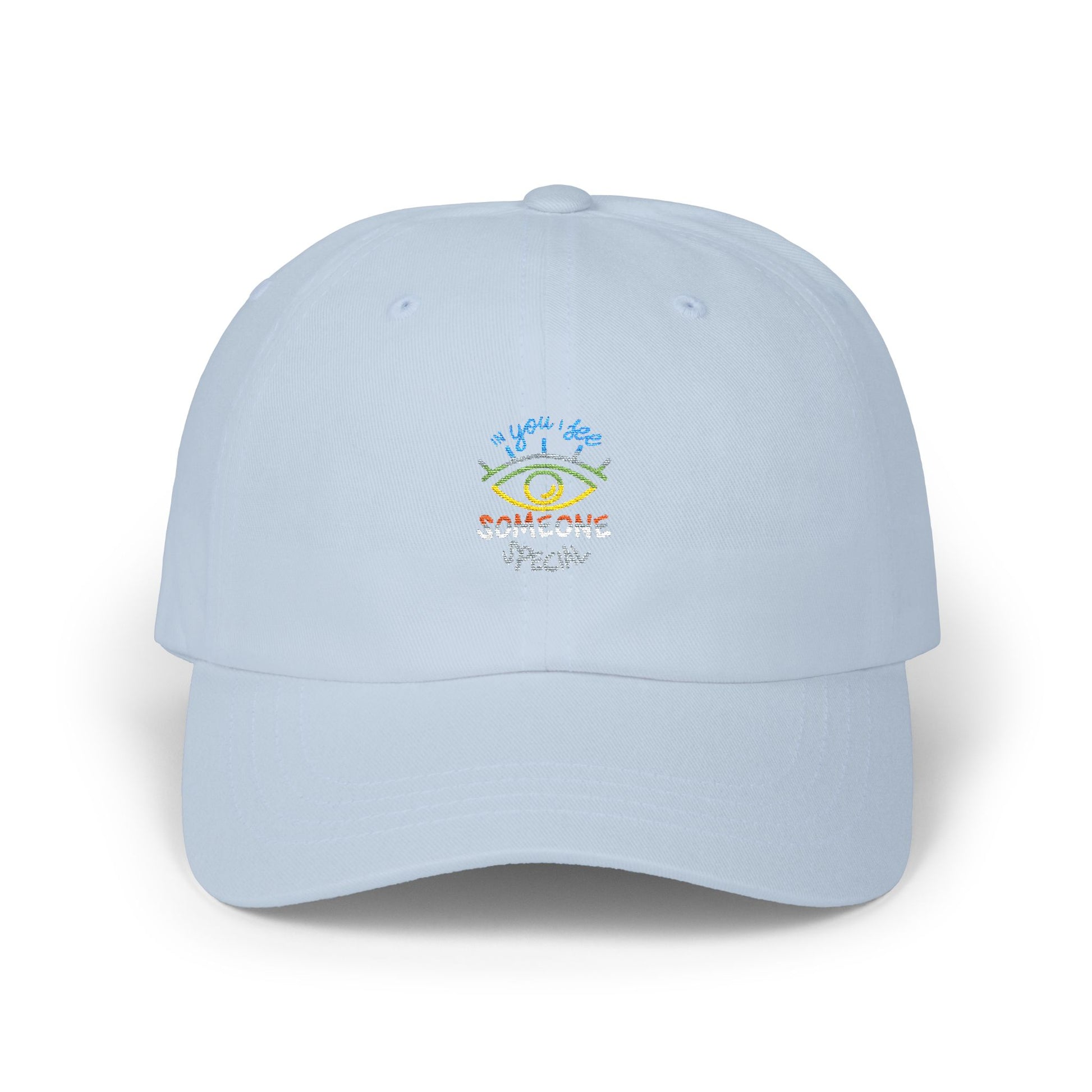 Vibrant Eye and Text Classic dad cap Printify