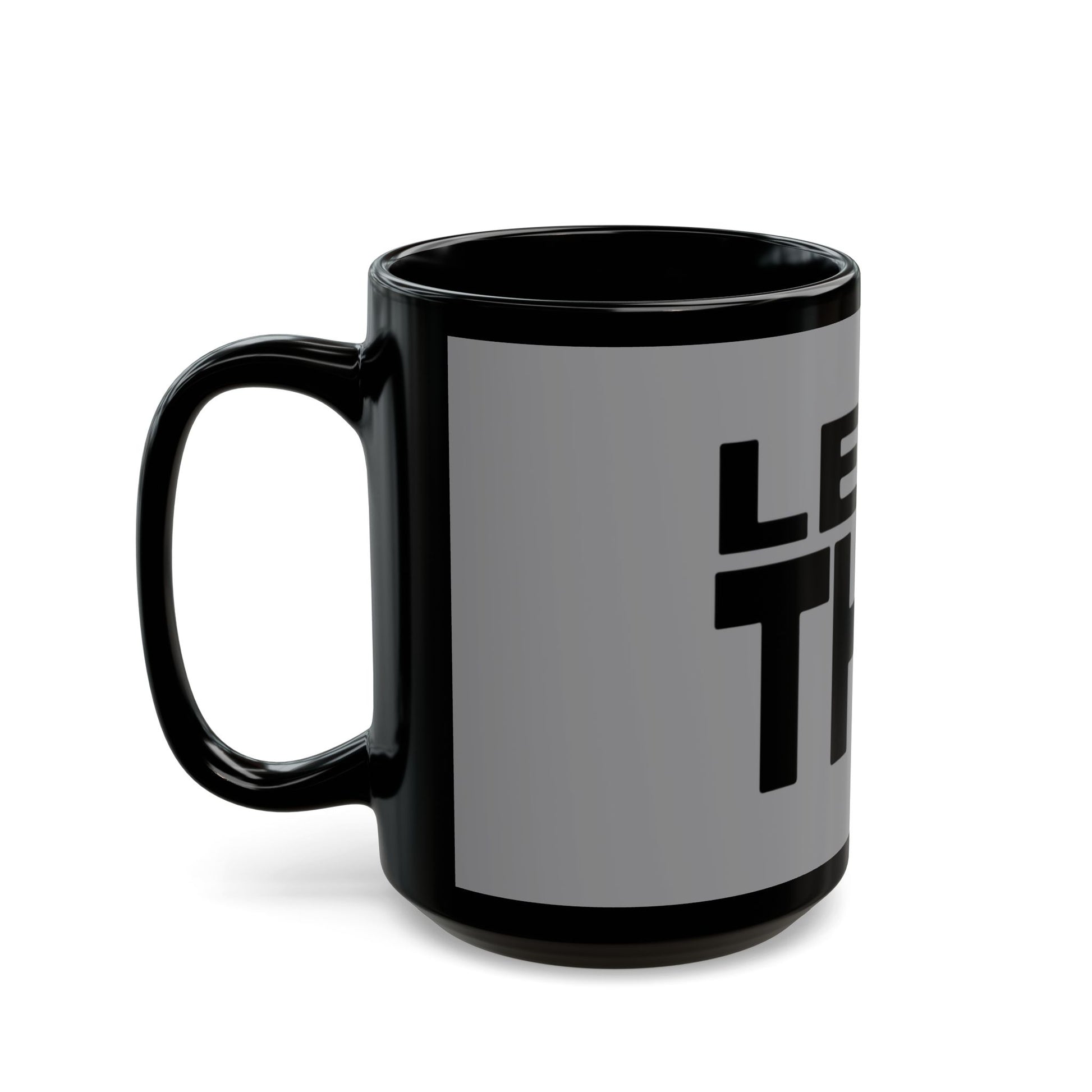 Bold Lettering Black Mug (11oz, 15oz) - snazzymerch