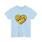Loud Love Retro Heart Unisex Heavy cotton Tee Printify