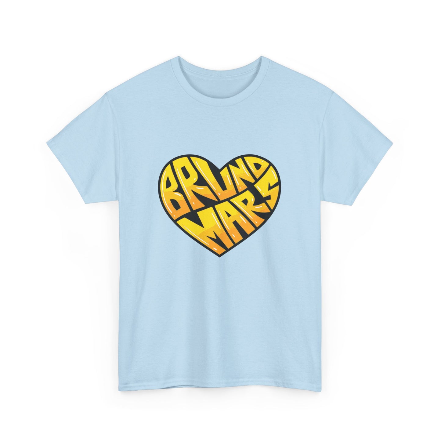 Loud Love Retro Heart Unisex Heavy cotton Tee Printify