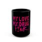 Love & Energy Black Mug (11oz, 15oz) - snazzymerch