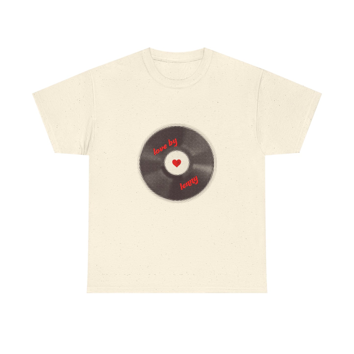 Vinyl Love Spin Unisex Heavy cotton tee Printify