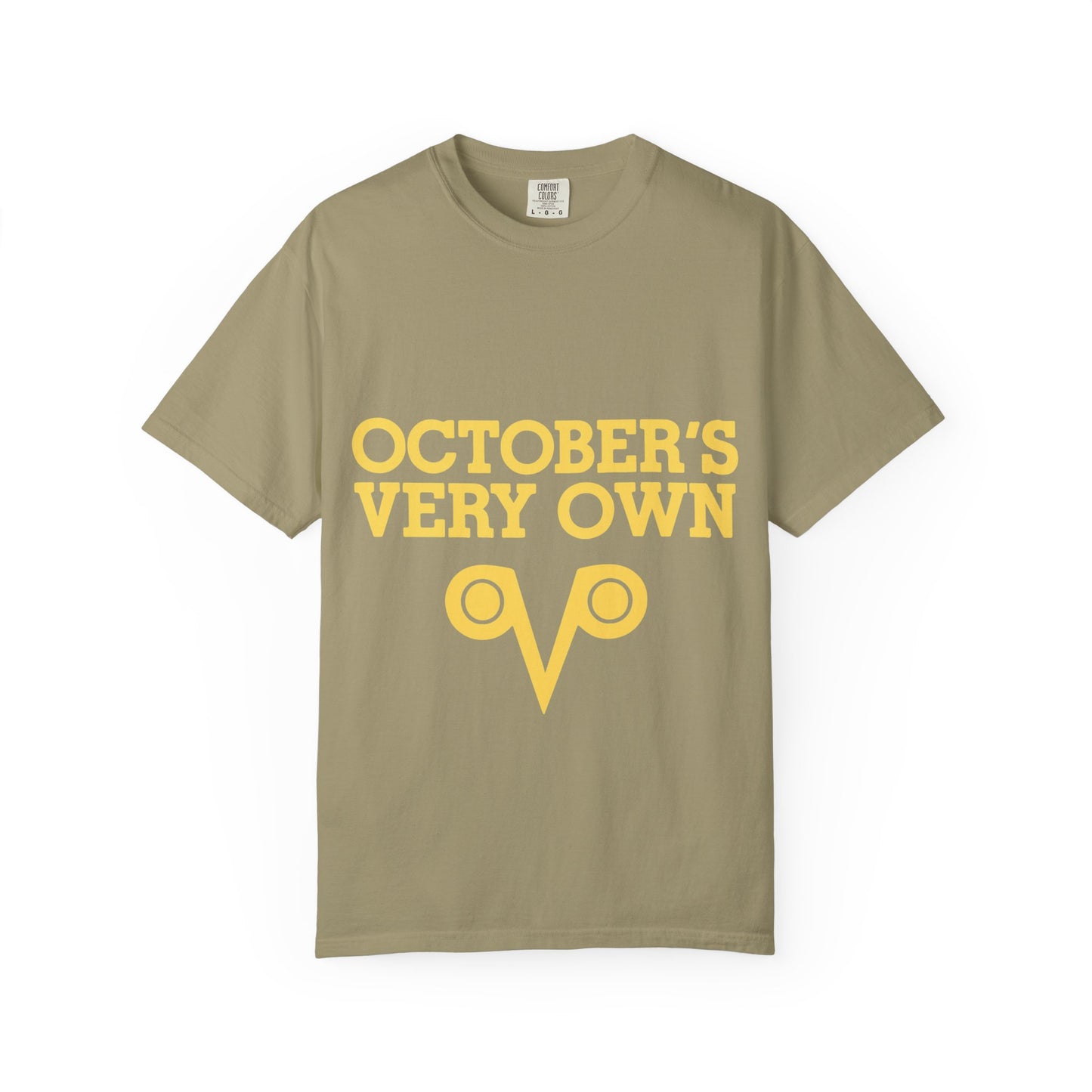 October’s Very Own Bold Logo Dyed Tshirt Printify