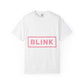 Minimal BLINK Logo – Dyed T-shirt Printify