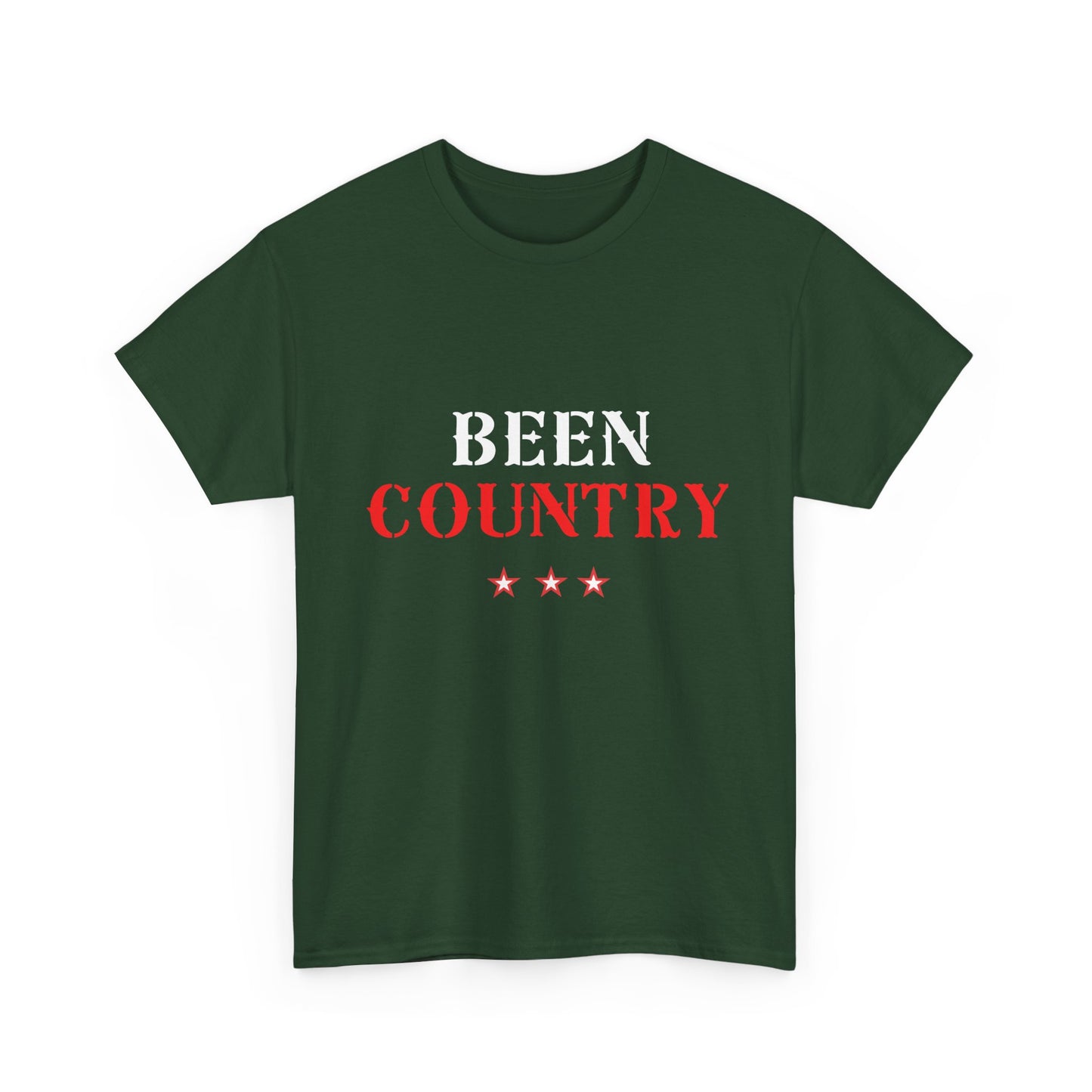 Red Country Western Star Unisex Heavy Cotton Tee - snazzymerch