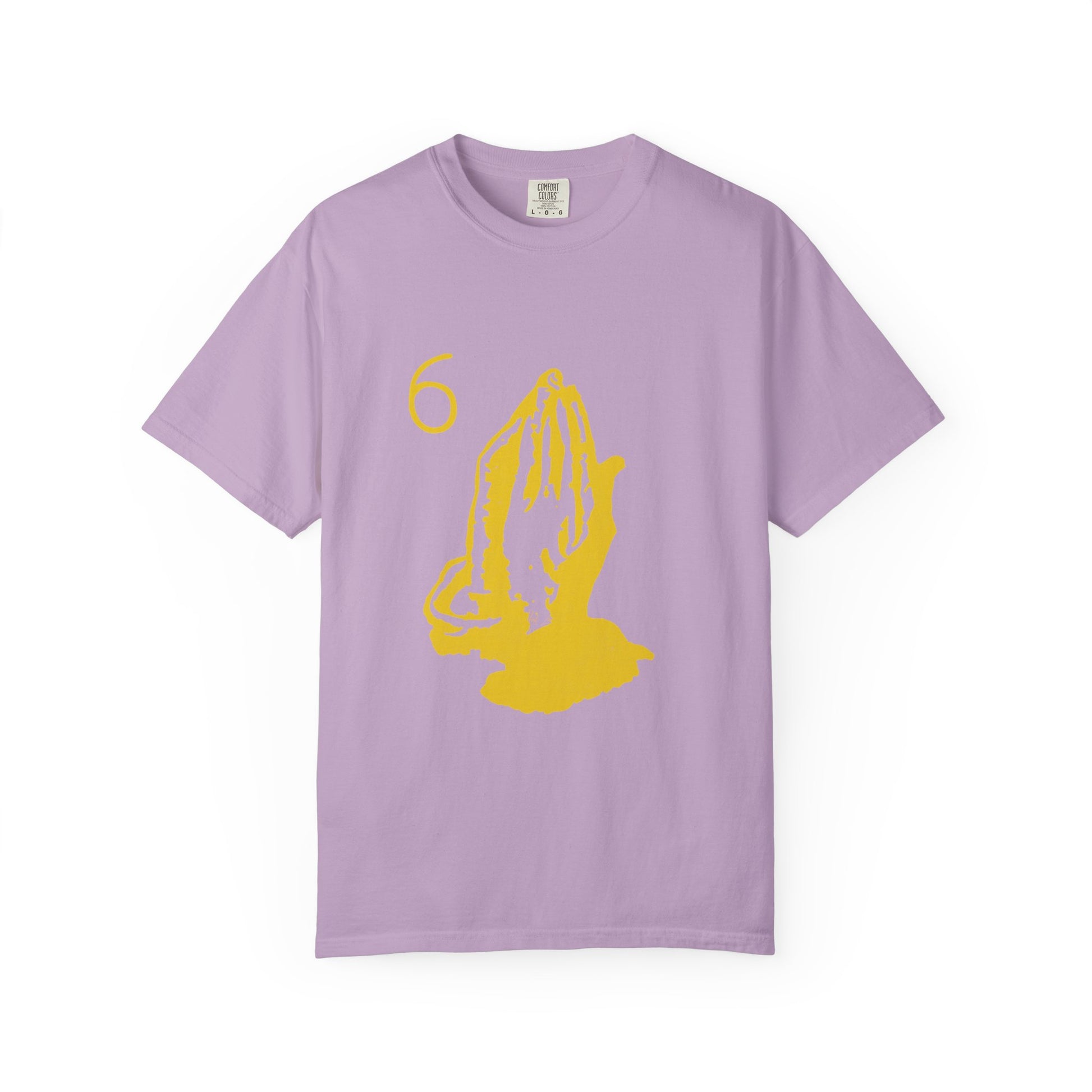 6 God Prayer Hands Dyed Tshirt Printify