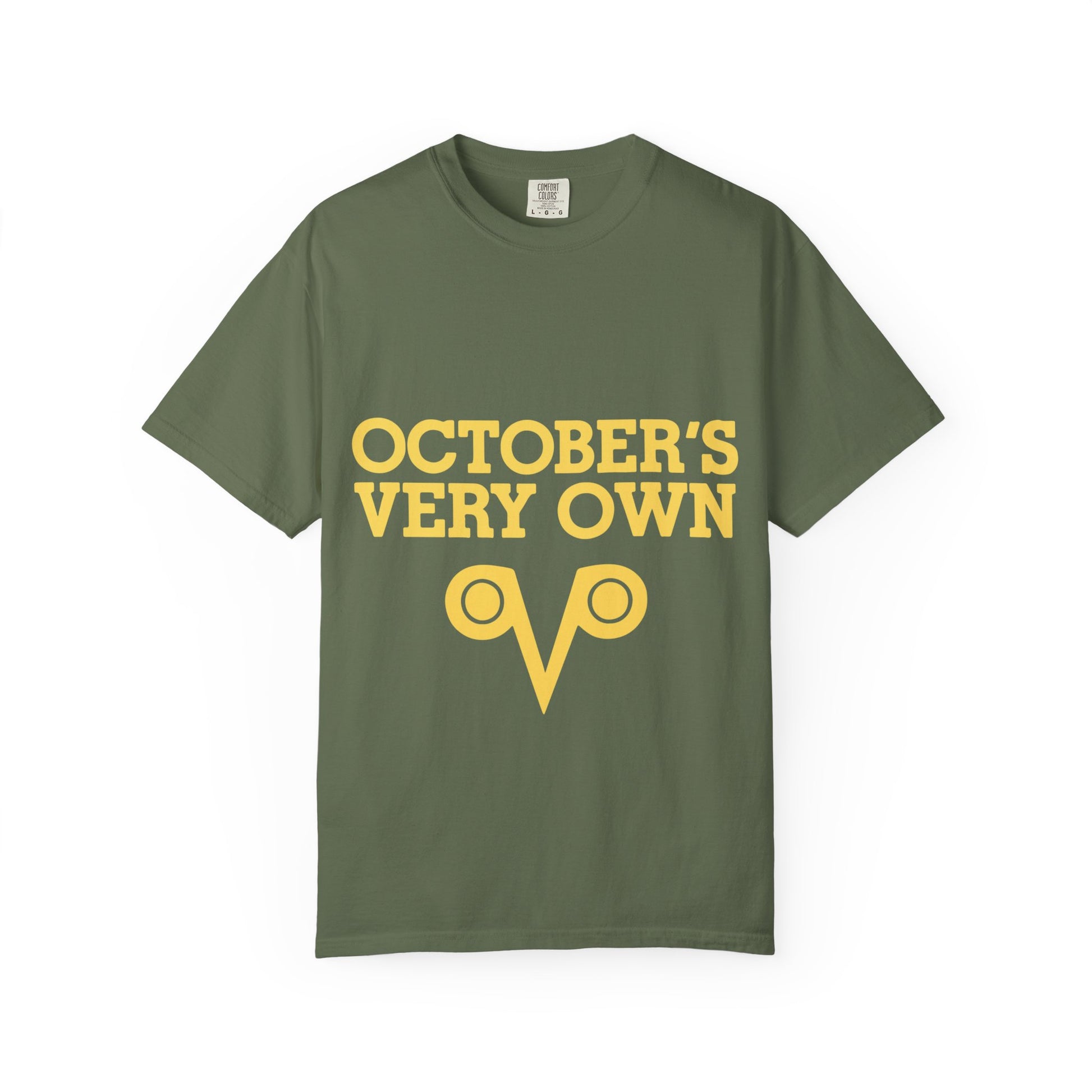 October’s Very Own Bold Logo Dyed Tshirt Printify