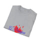 Heart on Fire Bold Script Unisex Softstyle Tee - snazzymerch
