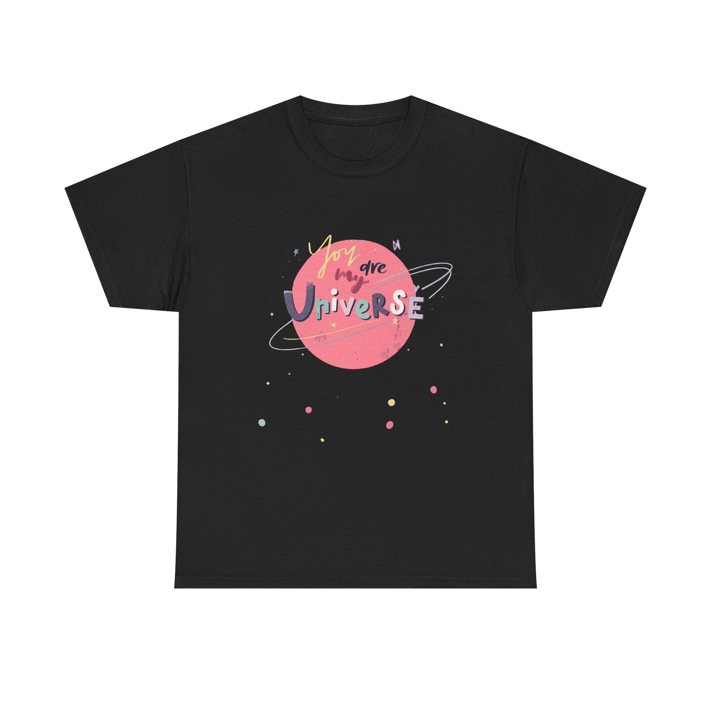 Pastel Planet & Universe Unisex Cotton Tee Printify