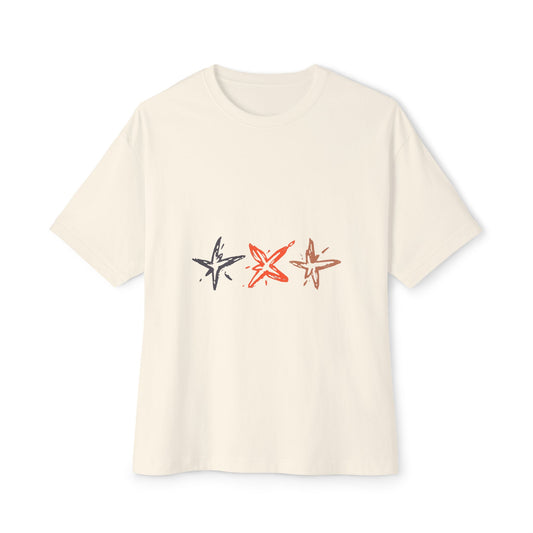 Starlit Threads Unisex Oversized Boxy Tee - snazzymerch