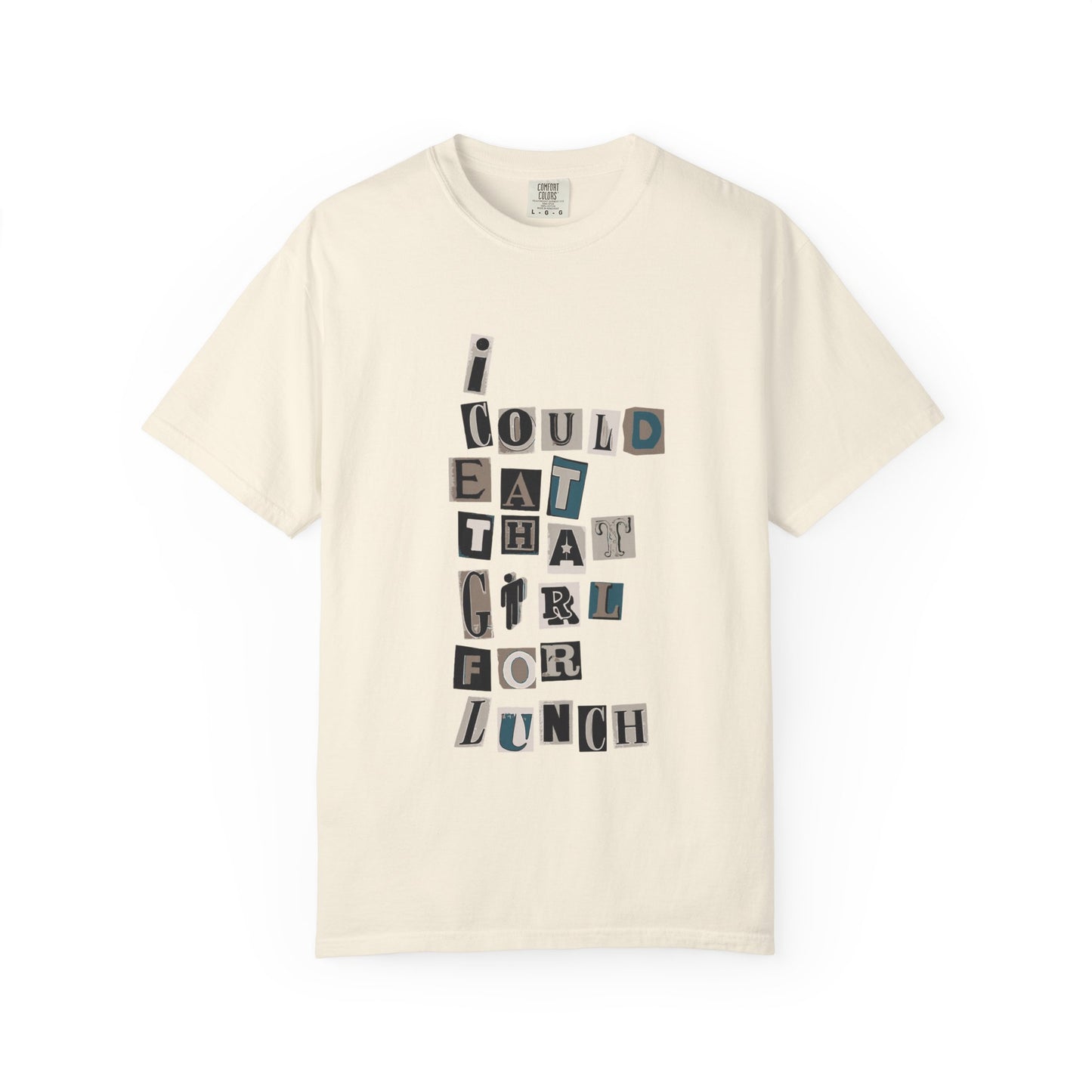 Billie Eilish Inspired Dyed T-shirt – Mixed Message Collage Edition Printify