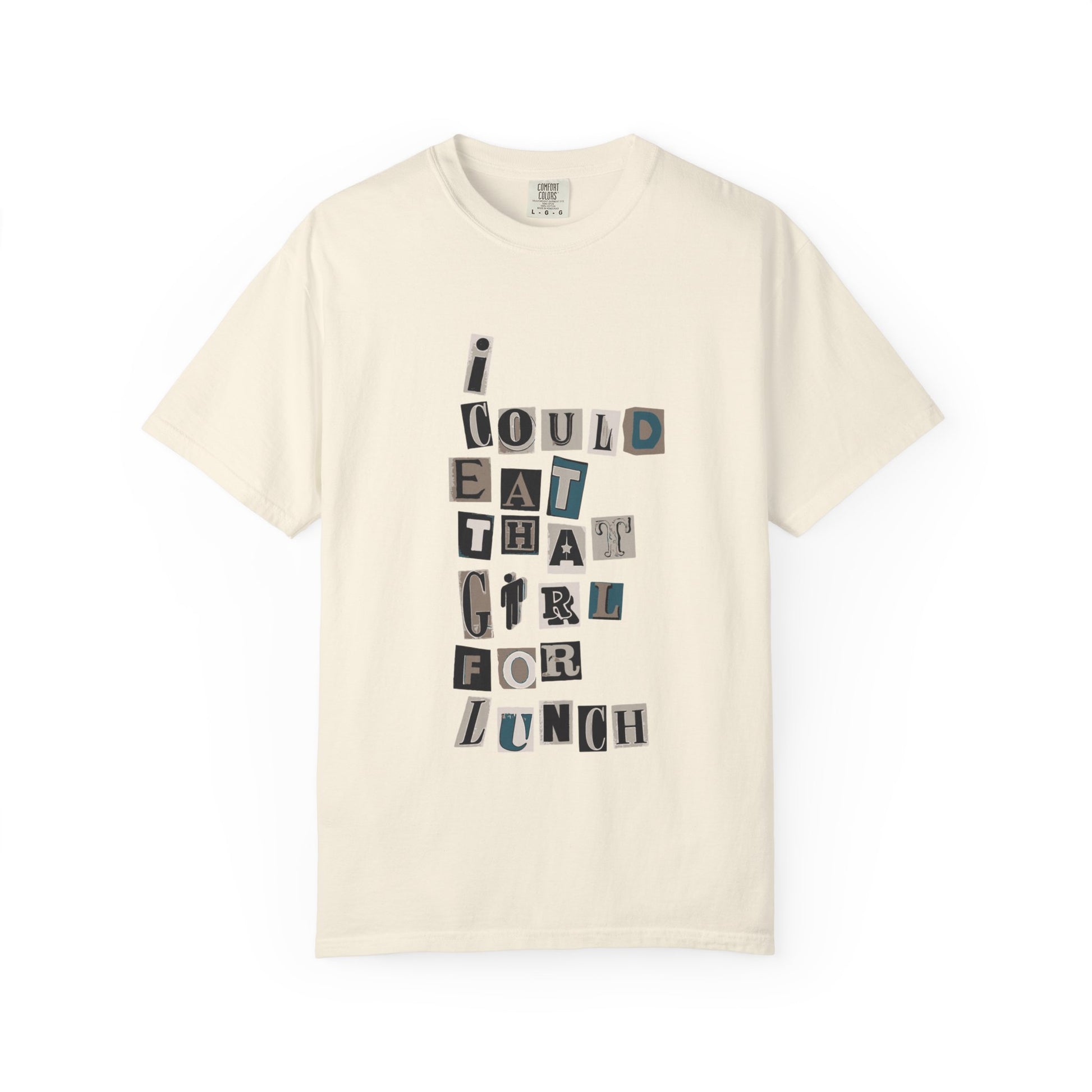 Billie Eilish Inspired Dyed T-shirt – Mixed Message Collage Edition Printify