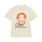 Unisex Garment-Dyed Drop-Shoulder T-Shirt – Post Malone Name Design with Picture Printify