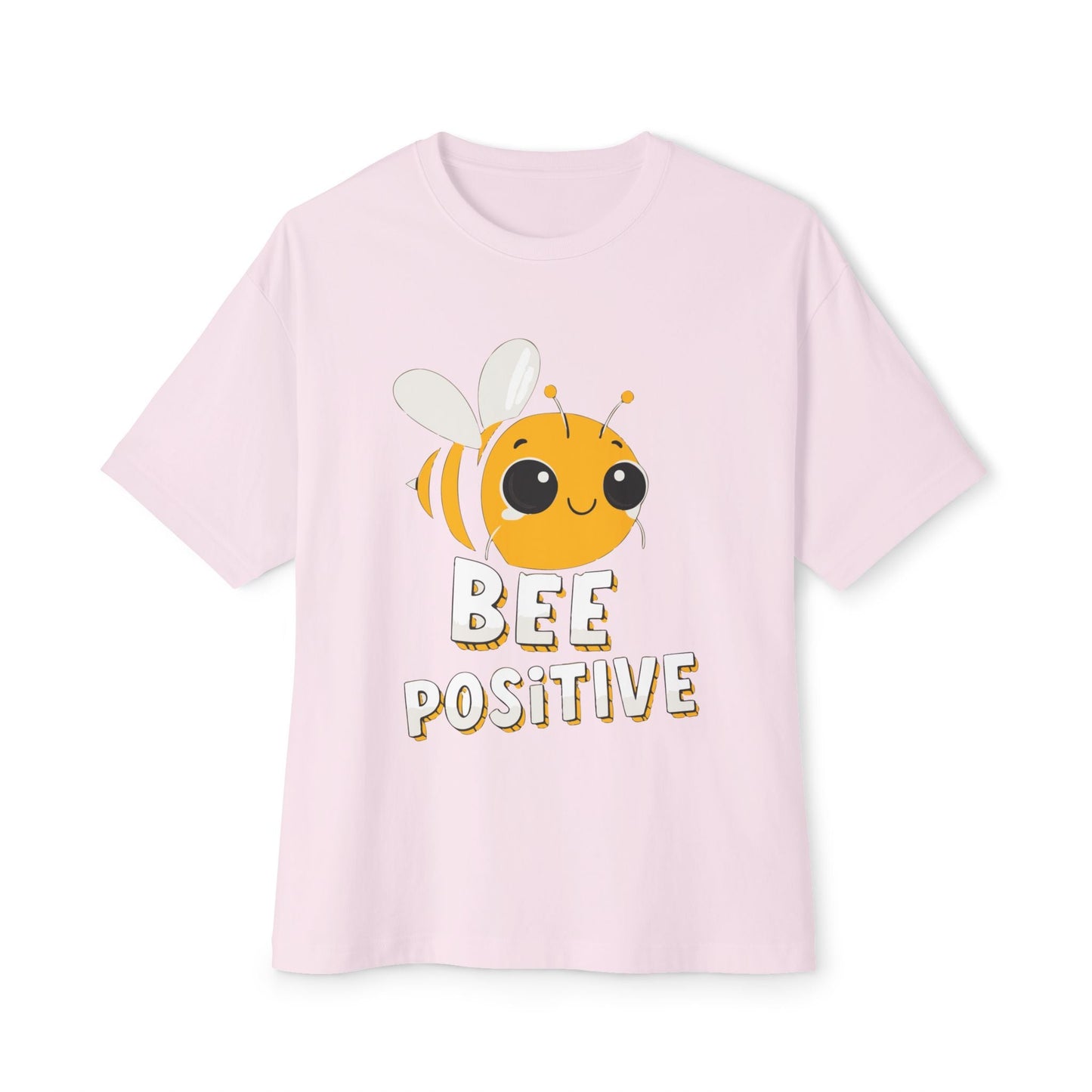Oversized boxy Tee – Snazzy Bee positive Edition Printify