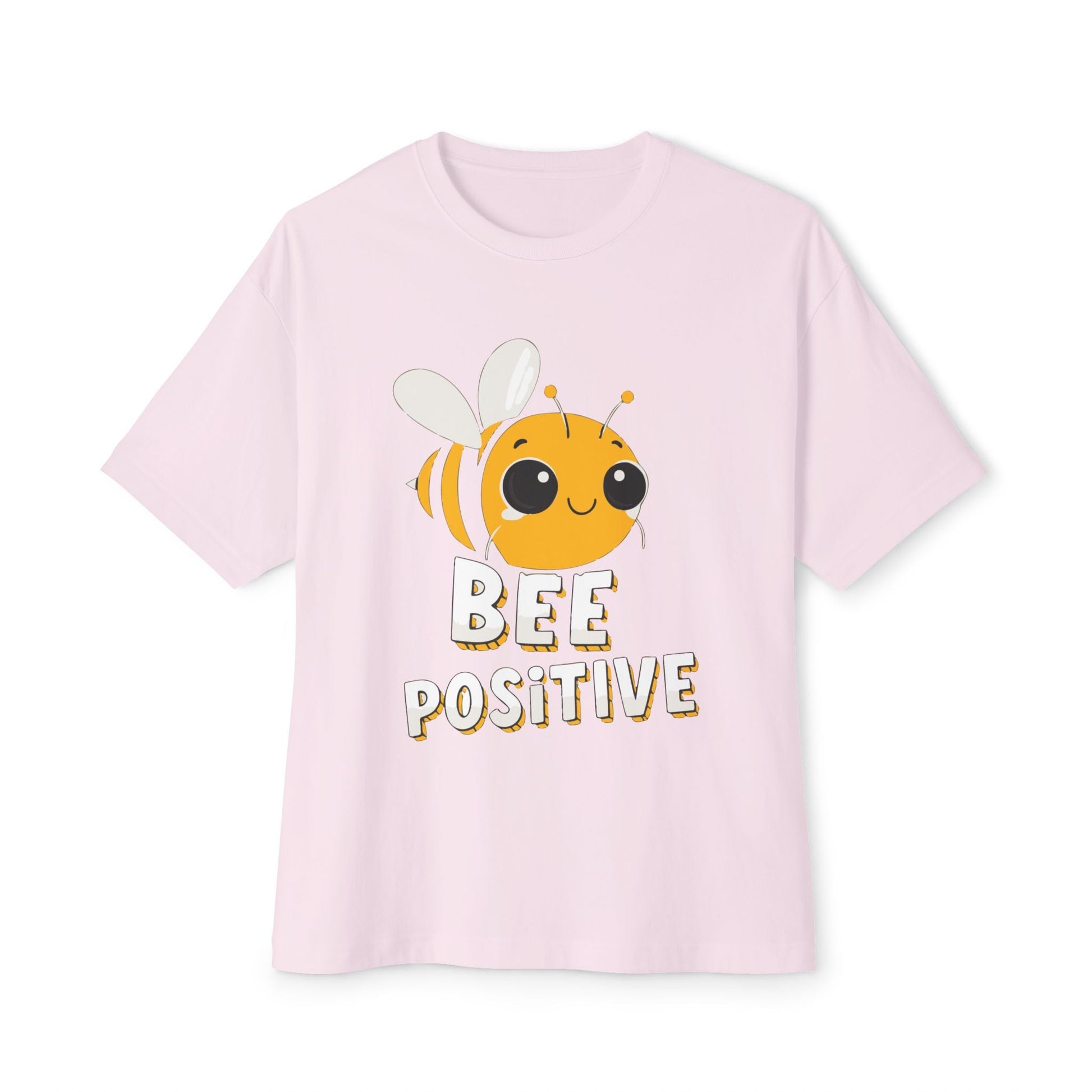 Oversized boxy Tee – Snazzy Bee positive Edition Printify