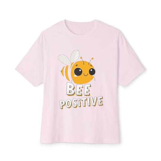 Oversized boxy Tee – Snazzy Bee positive Edition Printify