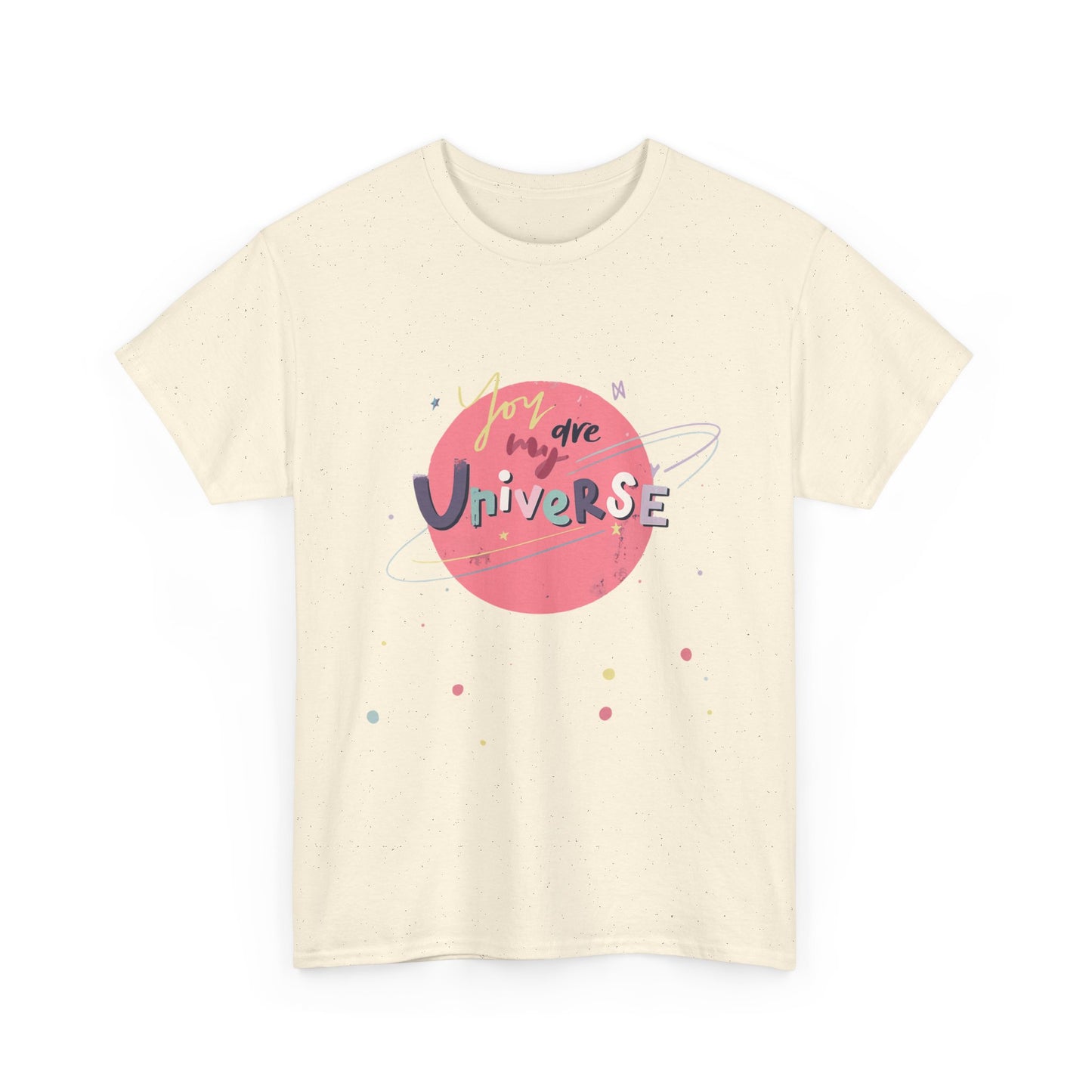 Pastel Planet & Universe Unisex Cotton Tee Printify