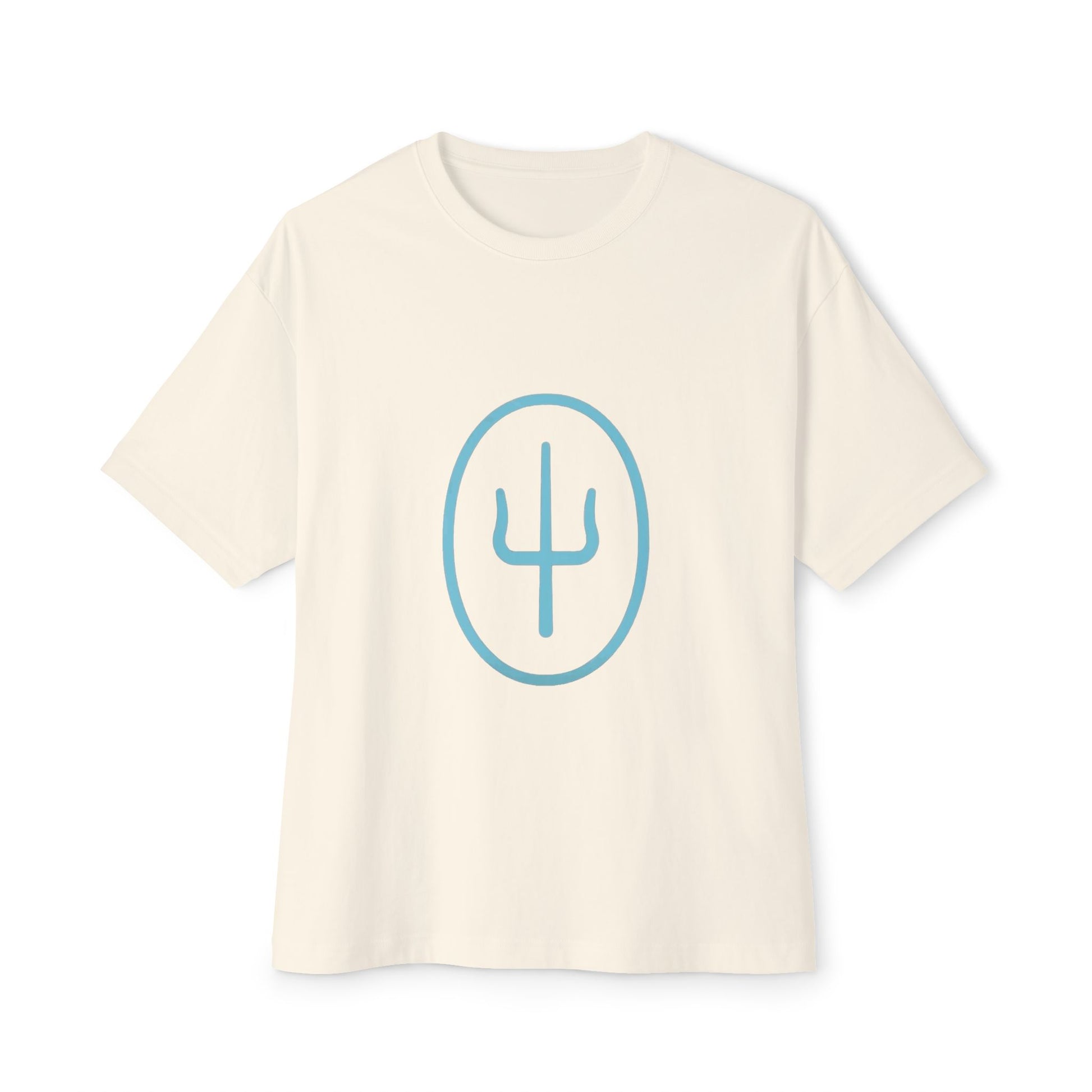 Split Mark Unisex Oversized Boxy Tee - snazzymerch