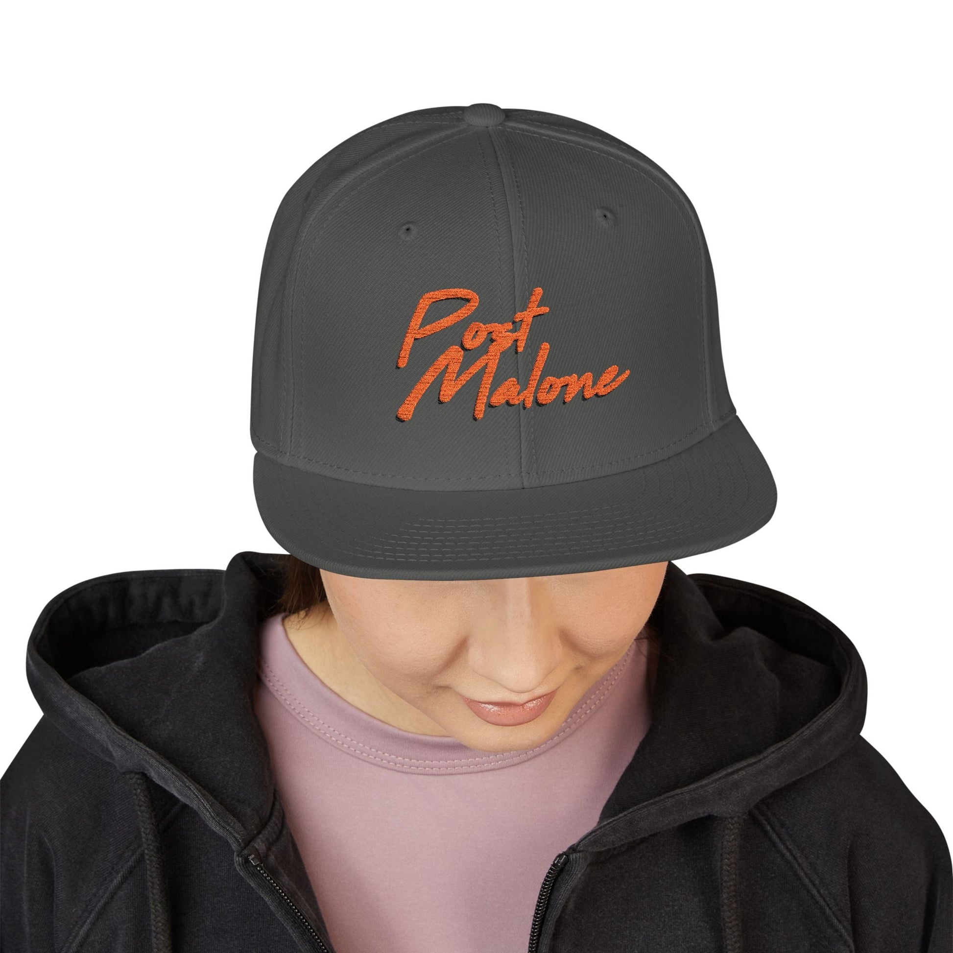 Snapback (Embroidery) – Post Melone Name Design Printify