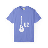 Minimal Guitar Logo Unisex Garment-Dyed T-shirt - snazzymerch