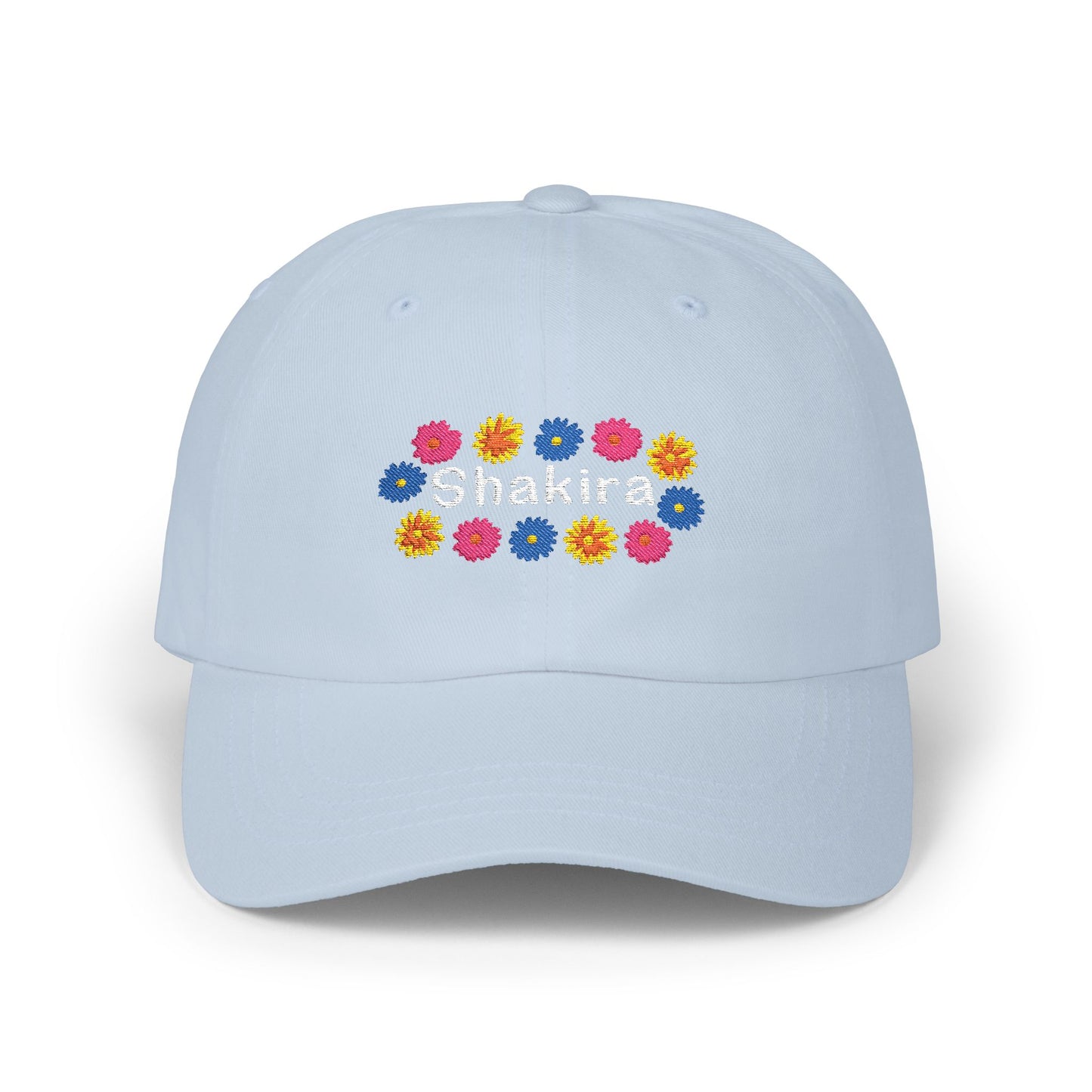 Retro Floral Groove Classic dad cap Printify