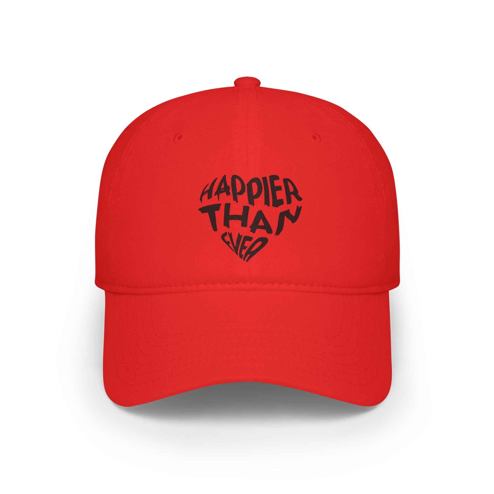 Billie Eilish Inspired Baseball Cap – Happier Heart Lettering Edition Printify