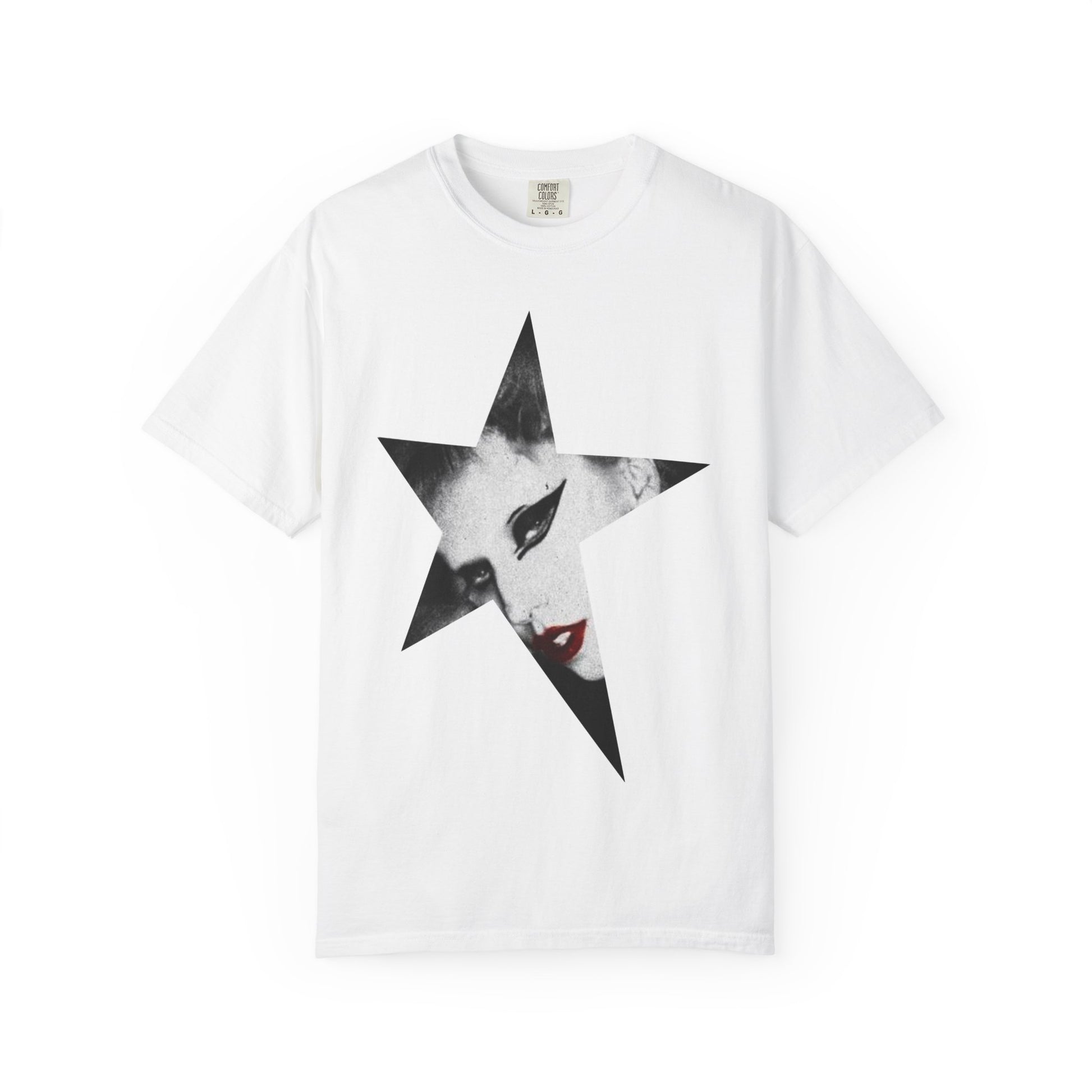 Born This Way Star Face-Unisex Dyed Tshirt Printify