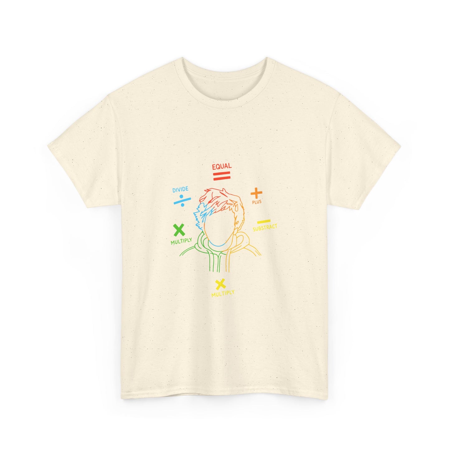 Minimalist Divide Symbol with Brush Unisex Heavy Cotton Tee Printify