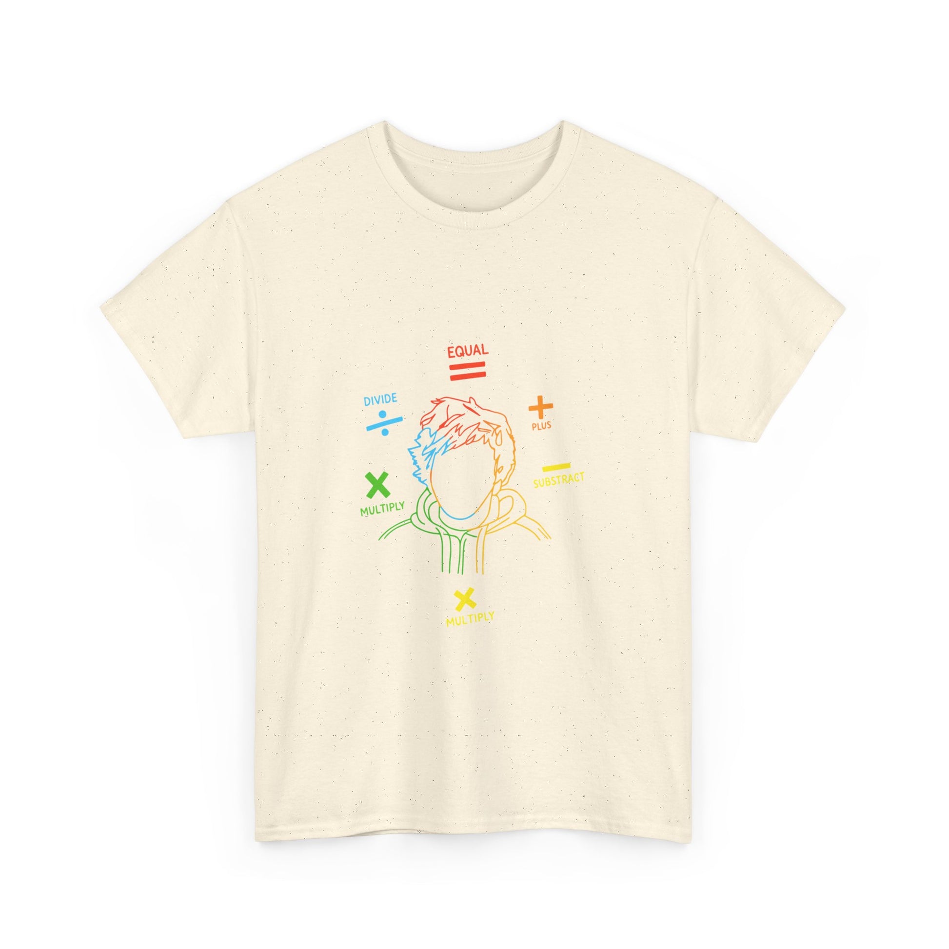 Minimalist Divide Symbol with Brush Unisex Heavy Cotton Tee Printify