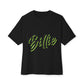 Billie Eilish Inspired Oversized T-Shirt – Electric Script Vibes Edition Printify