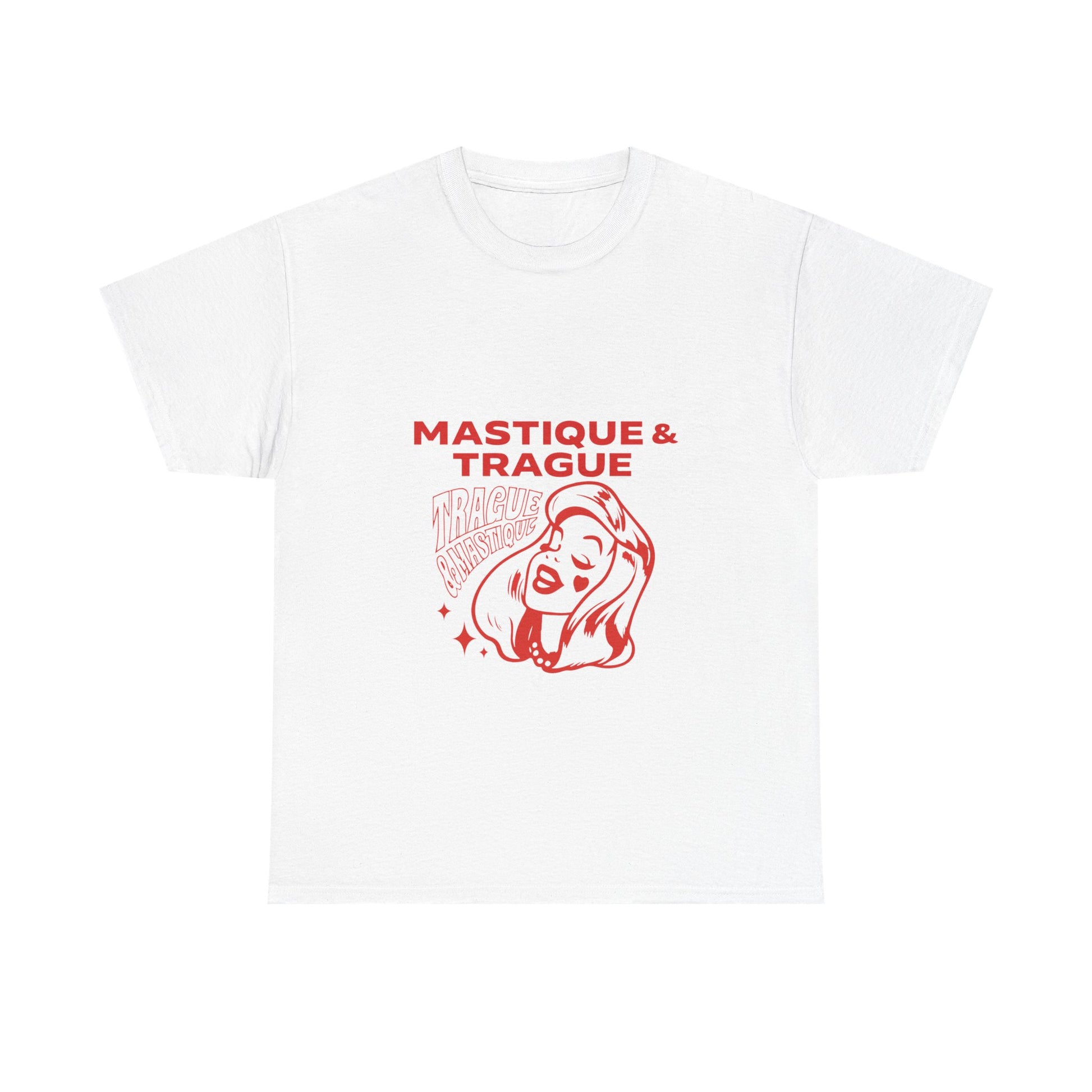 Fierce Femme in Red Unisex Heavy cotton tee Printify