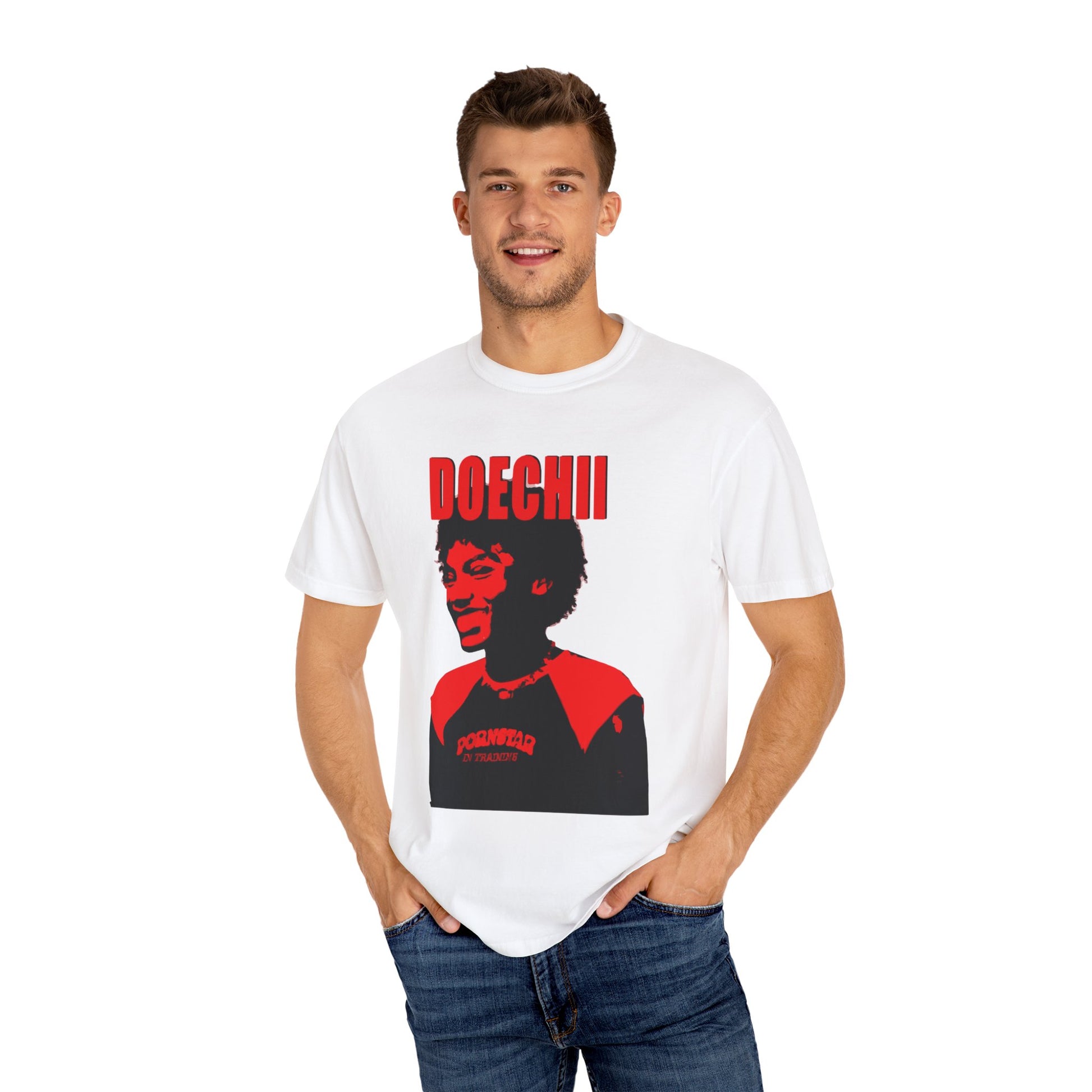 Art Portrait Unisex Garment-Dyed T-shirt - snazzymerch