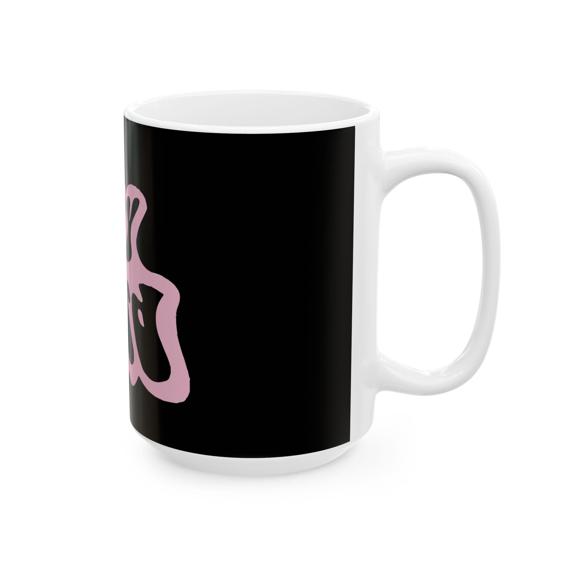 Retro Pink “Stay Weird” Typography Ceramic Mug, (11oz, 15oz) - snazzymerch