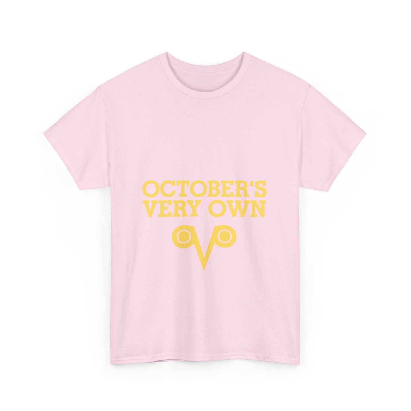 October’s Very Own Bold Logo Heavy Cotton Tee Printify