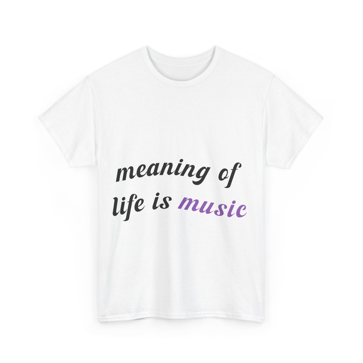 Feel the Music Vibe Unisex Heavy cotton tee Printify