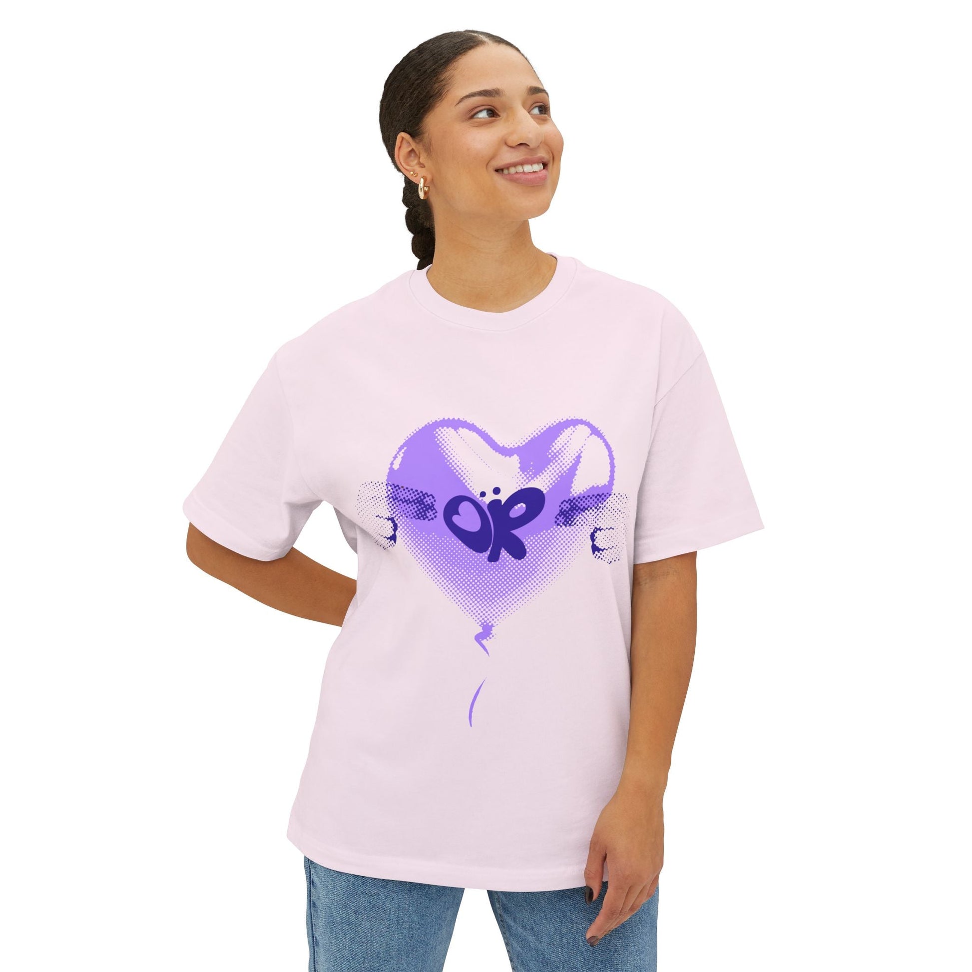 Heart Balloon OR Pop Art-Oversized Tee Printify