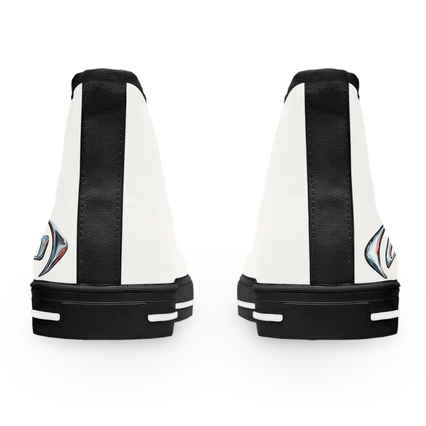 Neon‑Gradient Rua – Women's High Top Top Sneakers Printify