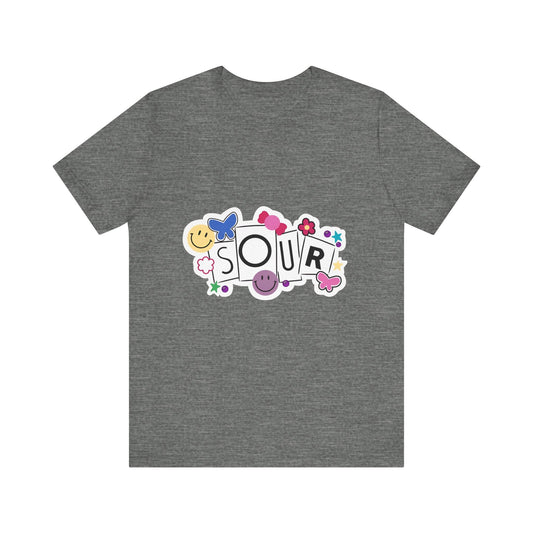 Olivia Rodrigo Unisex Jersey Short Sleeve Tee - Sour Printify