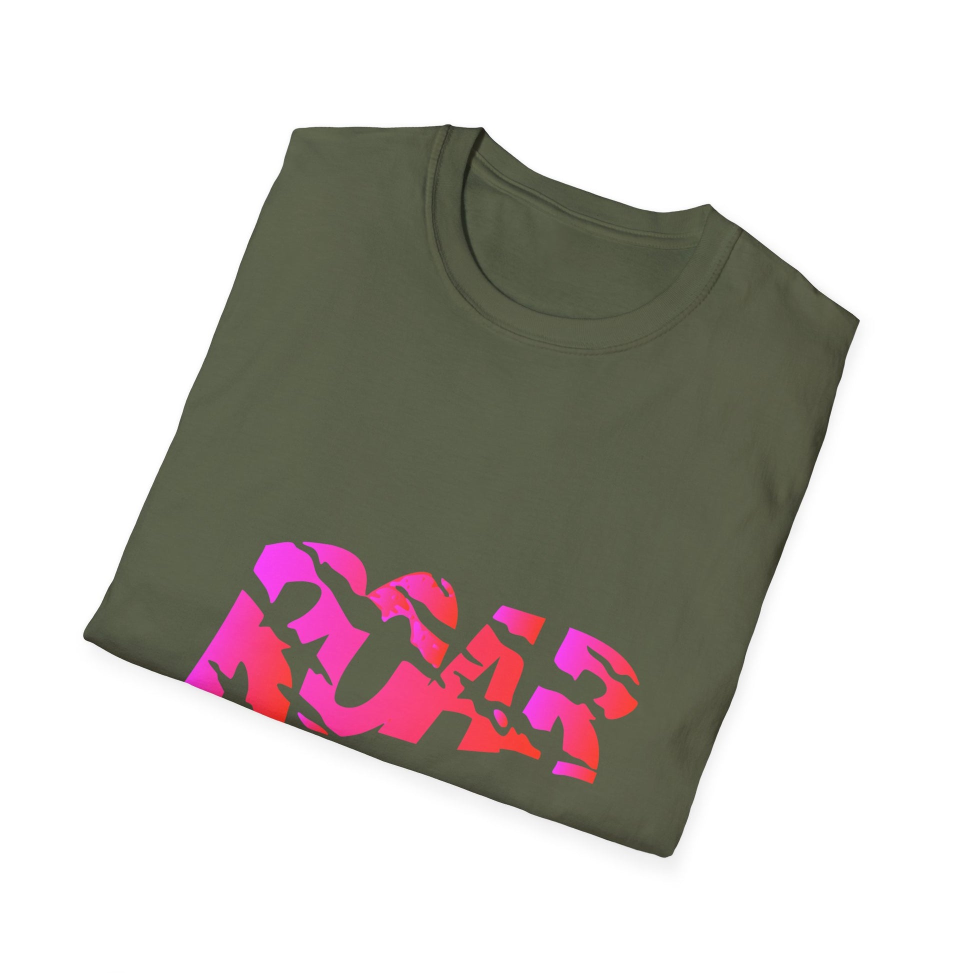Gradient Roar - Unisex Softstyle T-shirt Printify