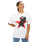 Singing Star Unisex Oversized Boxy Tee - snazzymerch