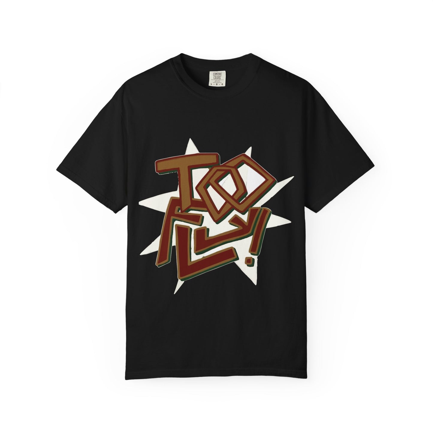 Geometric Lettering Unisex Garment-Dyed T-shirt - snazzymerch